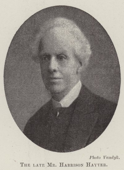 Afdøde hr. Harrison Hayter af English Photographer