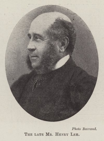 Afdøde hr. Henry Lee af English Photographer