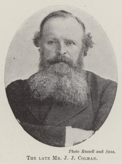 Afdøde hr. J. Colman af English Photographer