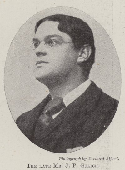 Den afdøde hr. J. P. Gulich af English Photographer