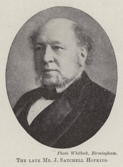 Den afdøde hr. J Satchell Hopkins af English Photographer