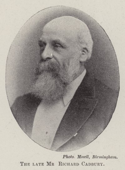 Den afdøde hr. Richard Cadbury af English Photographer