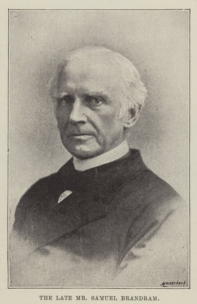 Afdøde hr. Samuel Brandram af English Photographer