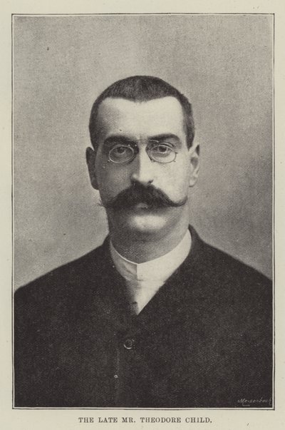 Den afdøde Mr Theodore Child af English Photographer