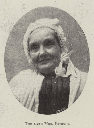 Afdøde fru Brough af English Photographer