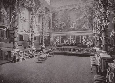 Det afdøde dronning Victorias private kapel, Buckingham Palace af English Photographer