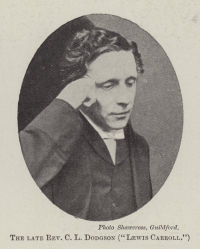 Den afdøde pastor CL Dodgson, Lewis Carroll af English Photographer