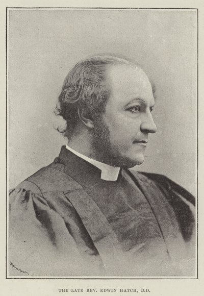 Den afdøde pastor Edwin Hatch, DD af English Photographer