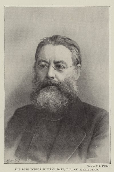 Den afdøde Robert William Dale, DD, fra Birmingham af English Photographer