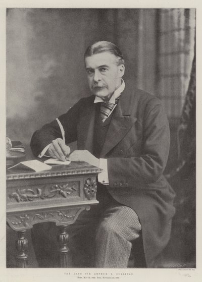 Den afdøde Sir Arthur S Sullivan af English Photographer