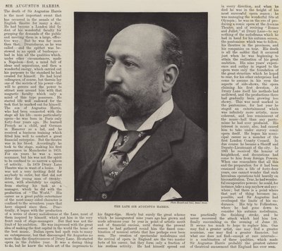 Den afdøde Sir Augustus Harris af English Photographer