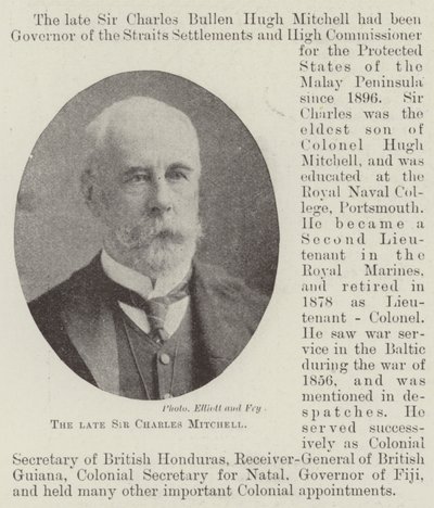 Den afdøde Sir Charles Mitchell af English Photographer
