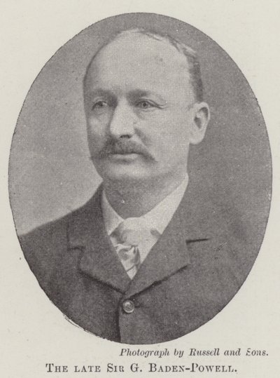 Den afdøde Sir G Baden-Powell af English Photographer