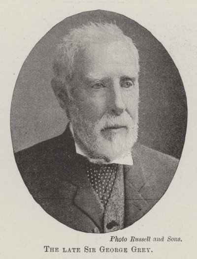 Den afdøde Sir George Gray af English Photographer
