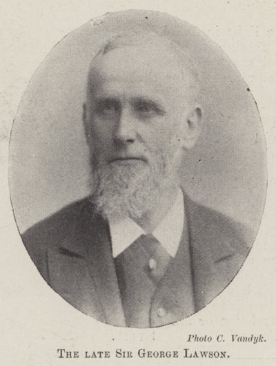 Den afdøde Sir George Lawson af English Photographer