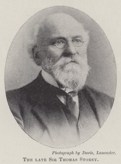 Afdøde Sir Thomas Storey af English Photographer