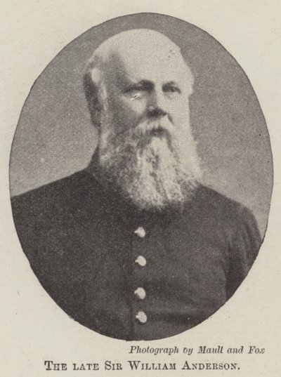 Den afdøde Sir William Anderson af English Photographer