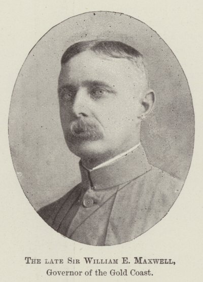 Den afdøde Sir William E Maxwell, guvernør for Guldkysten af English Photographer