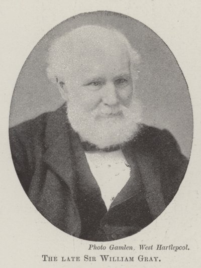 Den afdøde Sir William Gray af English Photographer
