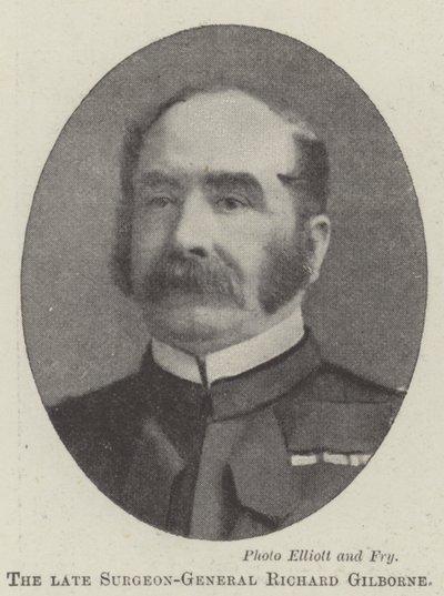 Den afdøde kirurg-general Richard Gilborne af English Photographer