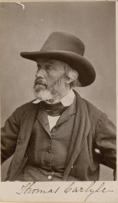 Thomas Carlyle af English Photographer