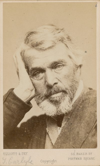 Thomas Carlyle af English Photographer