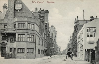 Tite Street, Chelsea, London (s/h-billede) af English Photographer