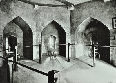 Tower of London, Tower Hill: statsfængsel i Beauchamp Tower, 1895 af English Photographer
