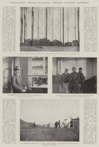 Transatlantisk trådløs telegrafi, Marconis succesfuldt eksperiment af English Photographer