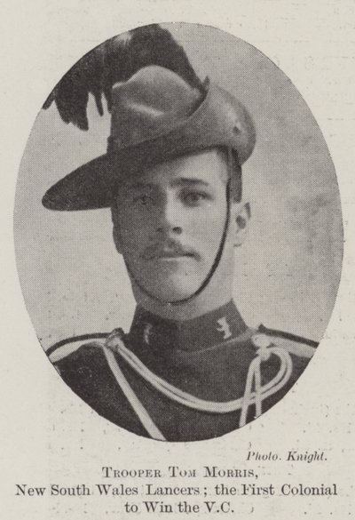 Trooper Tom Morris, New South Wales Lancers; den første kolonial til at vinde VC af English Photographer