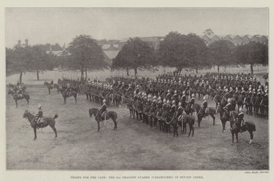 Tropper til Kap, de 6. Dragoon Guards (Carabiniers) i Review Order af English Photographer