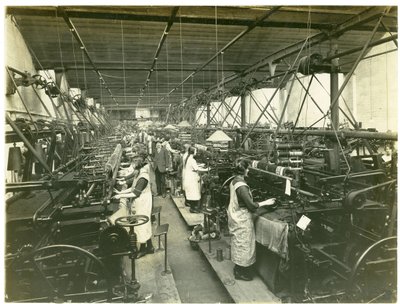 Kalkunvævning, Hughes fabrik nr. 2, 1923 af English Photographer