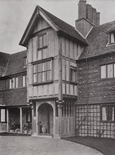 Upton Grey House, Winchfield, Hants, England (s/h-billede) af English Photographer