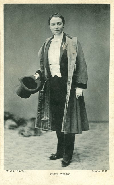 Vesta Tilley (s/h foto) af English Photographer