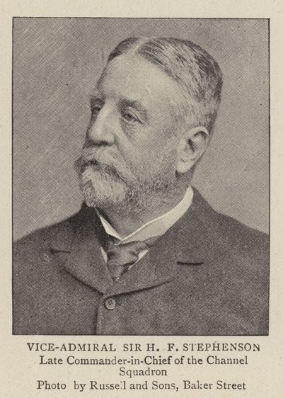 Viceadmiral Sir H F Stephenson af English Photographer