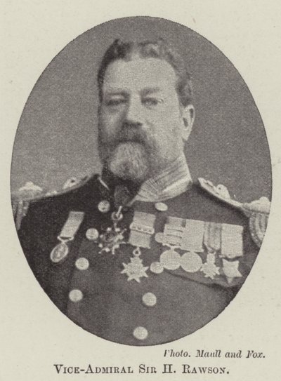 Viceadmiral Sir H Rawson af English Photographer