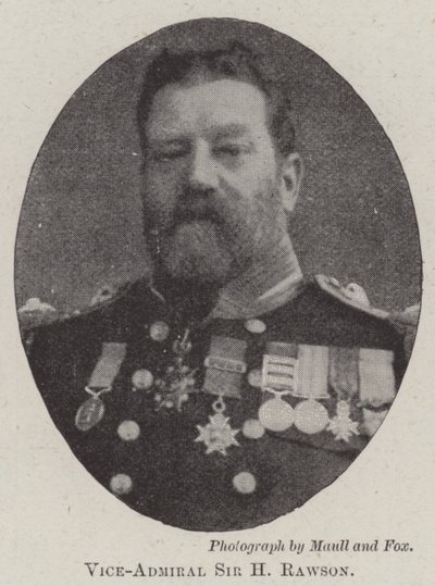 Viceadmiral Sir H Rawson af English Photographer