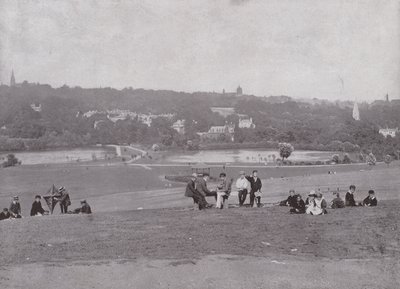 Udsigt fra Parliament Hill, med udsigt til nordvest af English Photographer