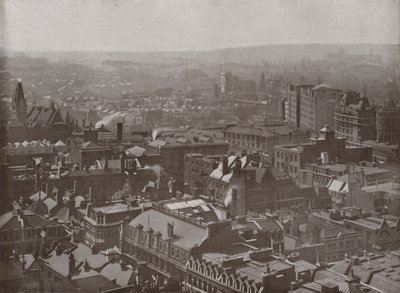 Udsigt fra Golden Gallery, St. Pauls, med udsigt til nordvest af English Photographer