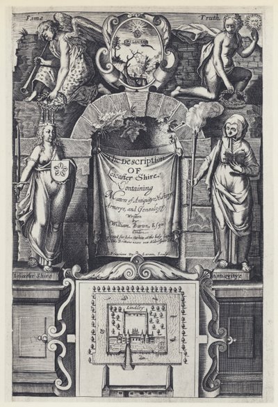 W Burton, The Description of Leicester Shire, I White 1622 (s/h foto) af English Photographer