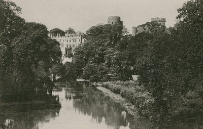 Warwick Castle, fra Avon af English Photographer
