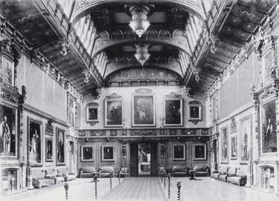 Waterloo Chamber, Windsor Castle (s/h foto) af English Photographer