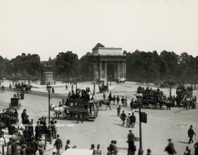 Wellington Arch, Green Park af English Photographer
