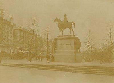 Wellingtons-statue i Hyde Park, London af English Photographer
