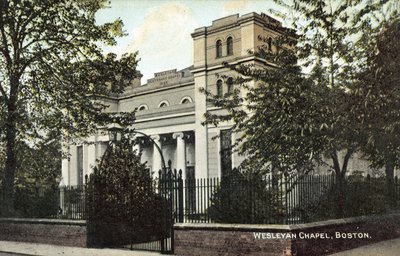 Wesleyan Chapel, Boston (farvefoto) af English Photographer