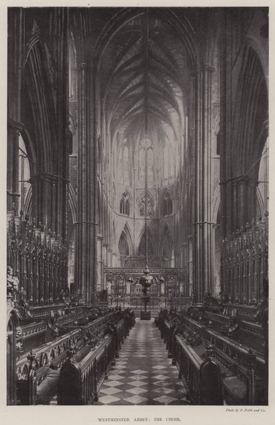 Westminster Abbey, koret af English Photographer