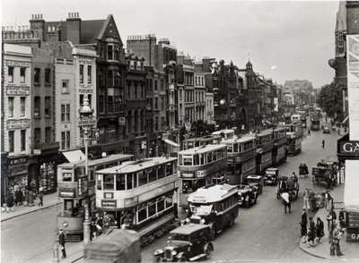 Whitechapel High Street, London, ca. 1930 af English Photographer