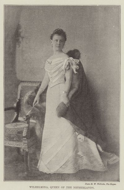 Wilhelmina, dronning af Holland af English Photographer