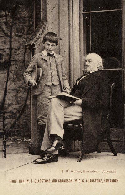 William Ewart Gladstone af English Photographer