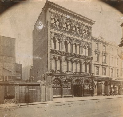 William Whiteley, hus- og ejendomsmæglere, auktionsholdere og vurderingsmænd, Westbourne Grove, London af English Photographer